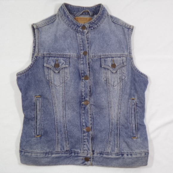 denim jean vest womens